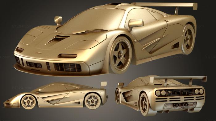 Vehicles (Mclaren F1 LM 1, CARS_2417) 3D models for cnc